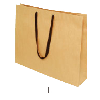 紙袋：クラフト Lサイズ